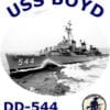 DD 544 USS Boyd Photo Sweatshirt