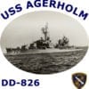 DD 826 USS Agerholm 2-Sided Photo T Shirt