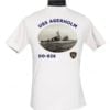 DD 826 USS Agerholm 2-Sided Photo T Shirt