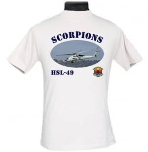 HSL 49 Scorpions Navy Mom Photo T-Shirt