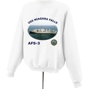 AFS 3 USS Niagara Falls Photo Sweatshirt