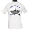 DD 449 USS Nicholas 2-Sided Photo T Shirt