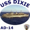 AD 14 USS Dixie Photo Sweatshirt