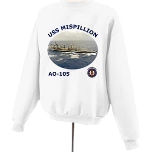 AO 105 USS Mispillion Photo Sweatshirt