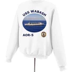 AOR 5 USS Wabash Photo Sweatshirt