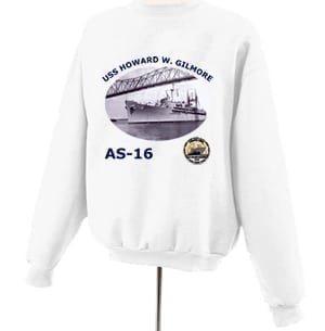 AS 16 USS Howard W Gilmore Photo Sweatshirt