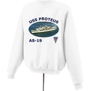 AS 19 USS Proteus Photo Sweatshirt