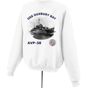AVP 38 USS Duxbury Bay Photo Sweatshirt
