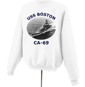 CA 69 USS Boston Photo Sweatshirt