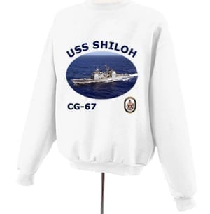CG 67 USS Shiloh Photo Sweatshirt