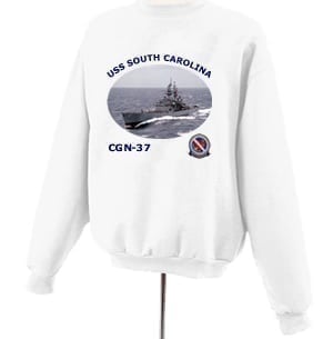 CGN 37 USS South Carolina Photo Sweatshirt