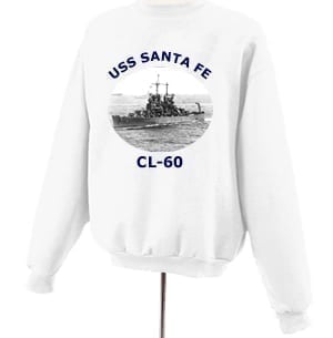 CL 60 USS Santa Fe Photo Sweatshirt