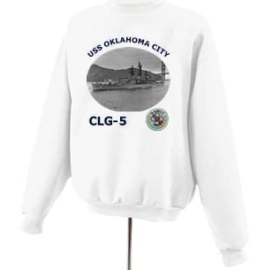 CLG 5 USS Oklahoma City Photo Sweatshirt