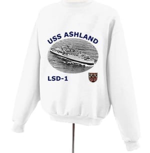 LSD 1 USS Ashland Photo Sweatshirt