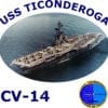 CV 14 USS Ticonderoga Photo Sweatshirt