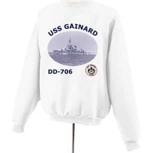 DD 706 USS Gainard Photo Sweatshirt