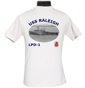 LPD 1 USS Raleigh 2-Sided Photo T Shirt