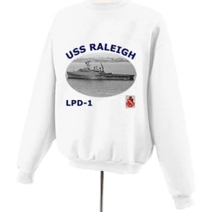 LPD 1 USS Raleigh Photo Sweatshirt