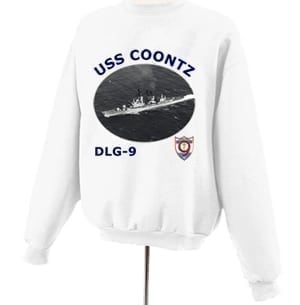 DLG 9 USS Coontz Photo Sweatshirt