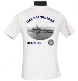 DLGN 25 USS Bainbridge 2-Sided Photo T Shirt