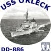 DD 886 USS Orleck 2-Sided Photo T Shirt