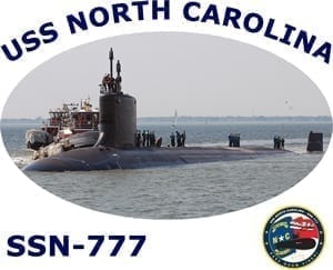 SSN 777 USS North Carolina Navy Mom Photo T-Shirt