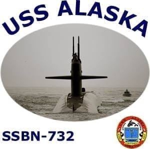 SSBN 732 USS Alaska Navy Mom Photo T-Shirt