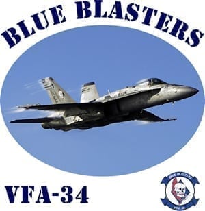 VFA 34 Blue Blasters 2-Sided Photo T-Shirts