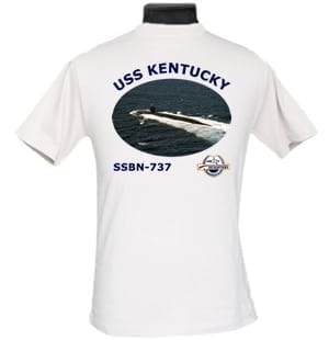 SSBN 737 USS Kentucky 2-Sided Photo T Shirt