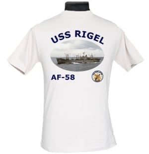 AF 58 USS Rigel 2-Sided Photo T-Shirt