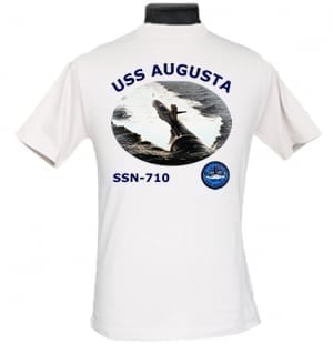 SSN 710 USS Augusta 2-Sided Photo T Shirt