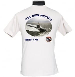SSN 779 USS New Mexico 2-Sided Photo T Shirt