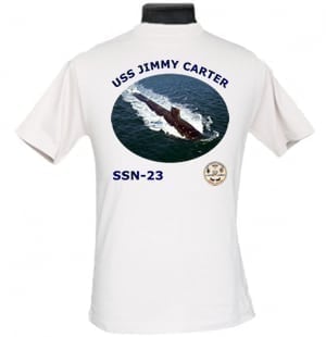 SSN 23 USS Jimmy Carter 2-Sided Photo T Shirt