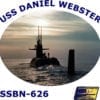 SSBN 626 USS Daniel Webster 2-Sided Photo T Shirt