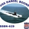 SSBN 629 USS Daniel Boone 2-Sided Photo T Shirt