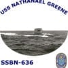 SSBN 636 USS Nathanael Greene 2-Sided Photo T Shirt