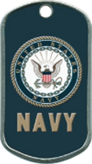 US Navy Custom Artwork Military Dogtag