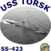 SS 423 USS Torsk 2-Sided Photo T-Shirts