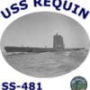 SS 481 USS Requin 2-Sided Photo T-Shirts