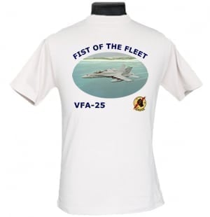 VFA 25 Fist Of The Fleet 2-Sided Photo T-Shirts