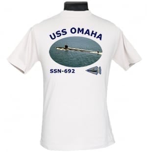 SSN 692 USS Omaha 2-Sided Photo T-Shirt