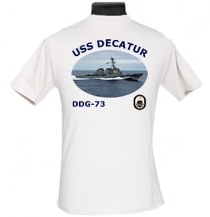 DDG 73 USS Decatur 2-Sided Photo T Shirt
