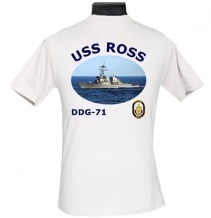 DDG 71 USS Ross 2-Sided Photo T Shirt