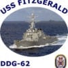 DDG 62 USS Fitzgerald 2-Sided Photo T Shirt