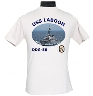 DDG 58 USS Laboon 2-Sided Photo T Shirt