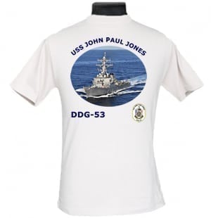 DDG-53 USS John Paul Jones Ship Photo T-Shirt