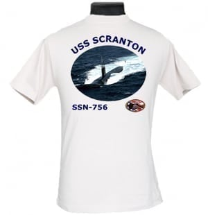 SSN 756 USS Scranton 2-Sided Photo T-Shirt