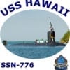 SSN 776 USS Hawaii 2-Sided Photo T-Shirt