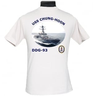DDG 93 Chung-Hoon 2-Sided Photo T Shirt