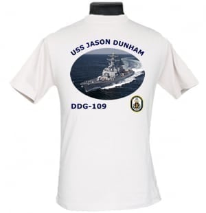 DDG 109 USS Jason Dunham 2-Sided Photo T Shirt